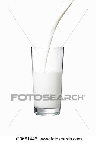 Stock Photograph - Milk Being Poured. Fotosearch