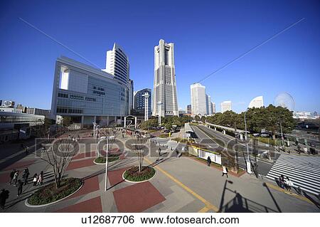 Stock Photograph - Minato Mirai. Fotosearch