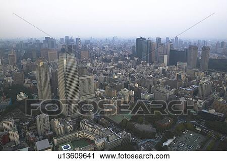 Stock Image - Minato Ward in Tokyo. Fotosearch