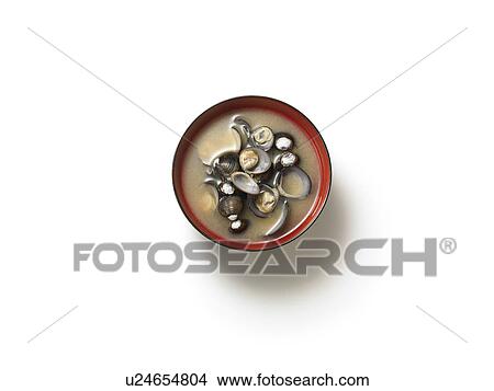 Picture - Miso Clam Soup. Fotosearch