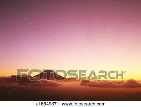 Mount Fuji at Sunset View Large Photo Image Stock Image - Mount Fuji at Sunset. Fotosearch