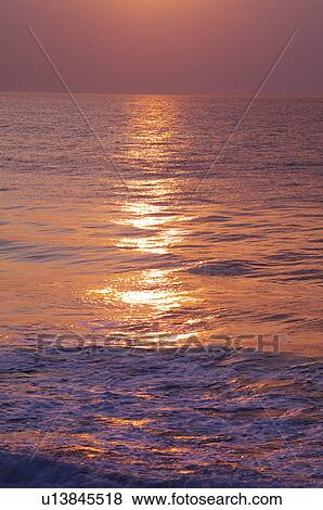 Stock Photo - Omori Beach Sea Horizon Over Water Dramatic Sky. Fotosearch