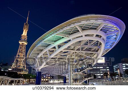 Picture - Osaka 21 and Television Tower. Fotosearch
