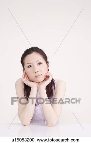 Pensive Young Woman View Large Photo Image Stock Image - Pensive Young Woman. Fotosearch