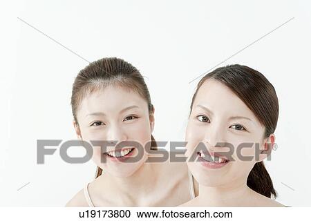 Portrait of Two Young Women View Large Photo Image Stock Image - Portrait of Two Young Women. Fotosearch