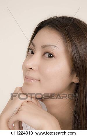 Stock Image - Portrait of Woman. Fotosearch