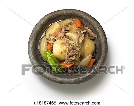 Stock Photography - Potatoes Stewed with Pork. Fotosearch