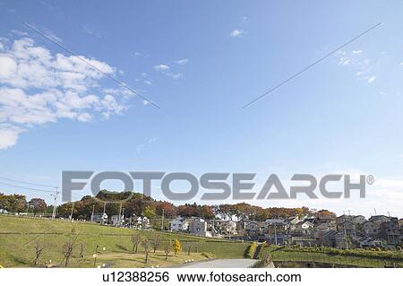 Residential District View Large Photo Image Stock Photograph - Residential District. Fotosearch