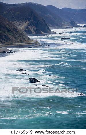 Seashore View Large Photo Image Stock Photo - Seashore. Fotosearch