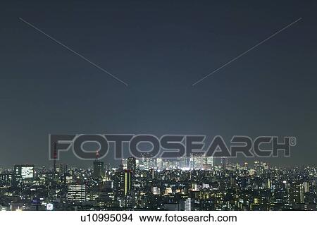 Picture - Shinjuku at Night. Fotosearch