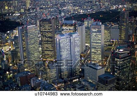 Shinjuku Ward at Night View Large Photo Image Stock Image - Shinjuku Ward at Night. Fotosearch