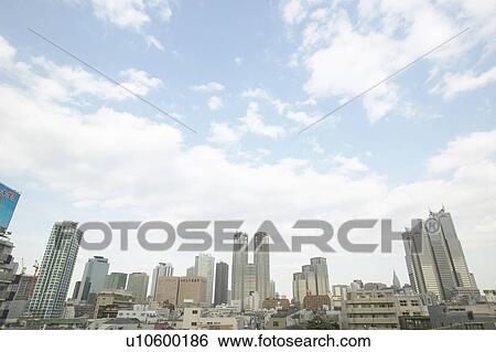 Stock Photograph - Shinjuku Ward. Fotosearch