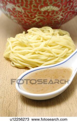 Soup and fresh noodles of - noodles View Large Photo Image Stock Image - Soup and fresh noodles of - noodles. Fotosearch