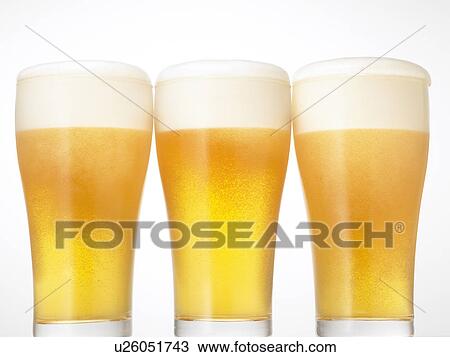 Three Pints of Lager View Large Photo Image Stock Image - Three Pints of Lager. Fotosearch