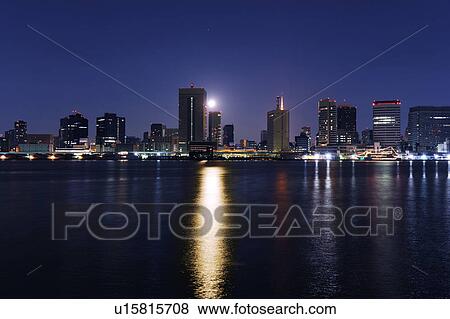 Tokyo at Night View Large Photo Image Stock Photo - Tokyo at Night. Fotosearch