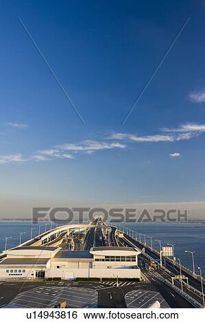 Tokyo Wan Aqua-line View Large Photo Image Stock Photograph - Tokyo Wan Aqua-line. Fotosearch