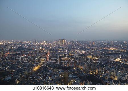 Tokyo with Shinjuku in Background View Large Photo Image Stock Image - Tokyo with Shinjuku in Background. Fotosearch