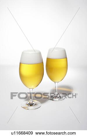 Stock Photo - Two Beers. Fotosearch