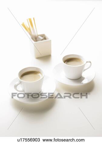 Two Coffees View Large Photo Image Stock Image - Two Coffees. Fotosearch