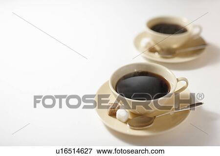 Stock Photo - Two Coffees. Fotosearch
