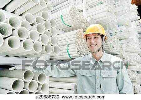 Stock Image - Warehouse Worker. Fotosearch
