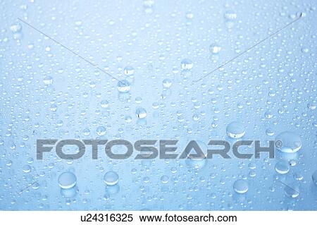 Stock Photography - Water Drops on Pink Background. Fotosearch