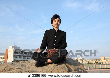 Stock Photograph - A high school student. Fotosearch