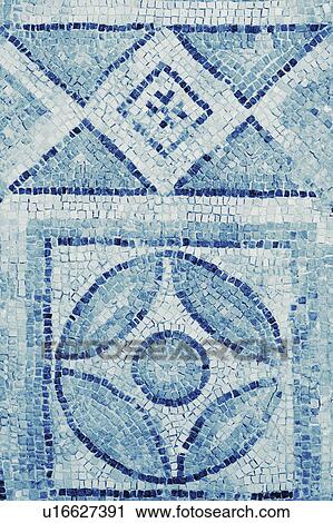 Stock Image - Ancient mosaic. Fotosearch