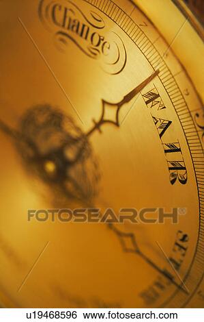 Antique Barometer View Large Photo Image Stock Photograph - Antique Barometer. Fotosearch