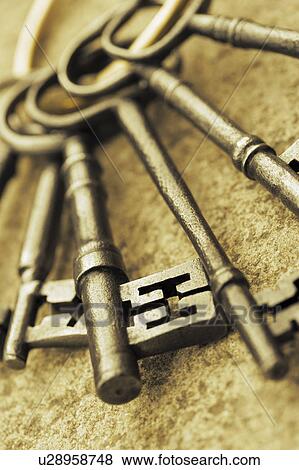 Antique keys View Large Photo Image Stock Photo - Antique keys. Fotosearch