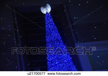 Stock Photo - Blue Christmas Tree. Fotosearch