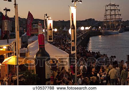 Stock Photo - Bordeaux Wine Festival. Fotosearch