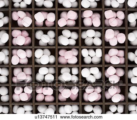Stock Image - Box Full of Sweets. Fotosearch