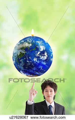 Stock Photo - Business and ecology . Fotosearch