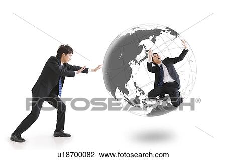 Stock Image - Business competition. Fotosearch