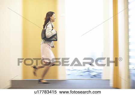 Business Woman Running View Large Photo Image Stock Photography - Business Woman Running. Fotosearch