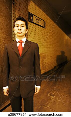 Businessman in Alley View Large Photo Image Picture - Businessman in Alley. Fotosearch