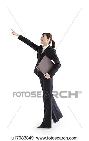 Businesswoman pointing View Large Photo Image Stock Photo - Businesswoman pointing. Fotosearch