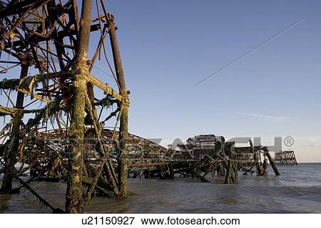 Close Up of Brighton Pier View Large Photo Image Stock Photo - Close Up of Brighton Pier. Fotosearch