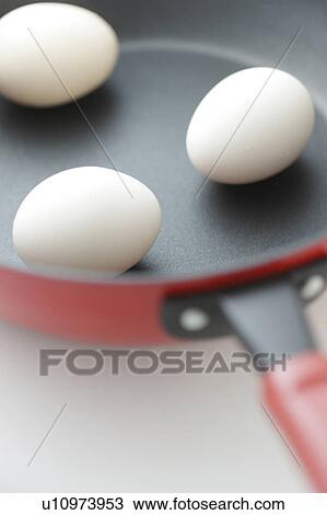 Eggs on Frying Pan View Large Photo Image Stock Image - Eggs on Frying Pan. Fotosearch
