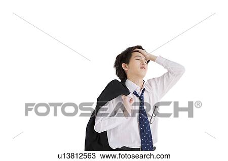 Exhausted businessman View Large Photo Image Stock Image - Exhausted businessman. Fotosearch
