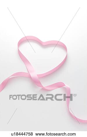Heart shaped ribbon View Large Photo Image Stock Photo - Heart shaped ribbon. Fotosearch