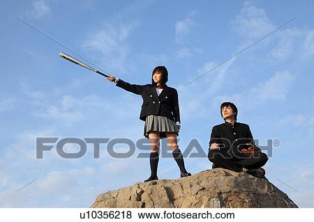 Stock Photo - High school students. Fotosearch