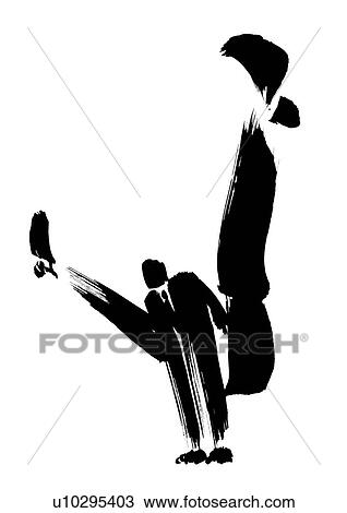 Illustration of businessman balancing View Large Photo Image Stock Image - Illustration of businessman balancing. Fotosearch