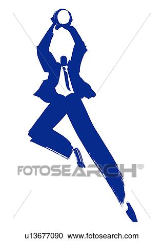 Illustration of businessman catching a ball View Large Photo Image Stock Image - Illustration of businessman catching a ball. Fotosearch