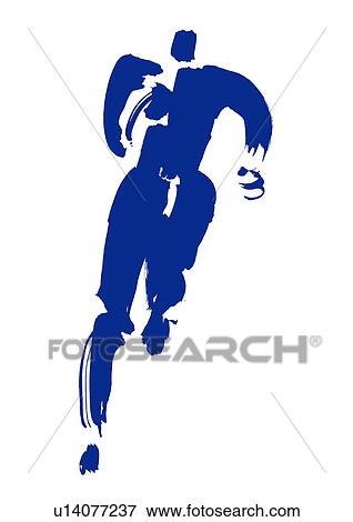 Illustration of man running View Large Photo Image Stock Photo - Illustration of man running. Fotosearch