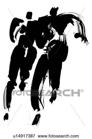 Illustration of men running View Large Photo Image Stock Photo - Illustration of men running. Fotosearch