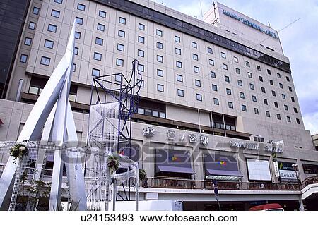Stock Image - JR Sannomiya Station. Fotosearch