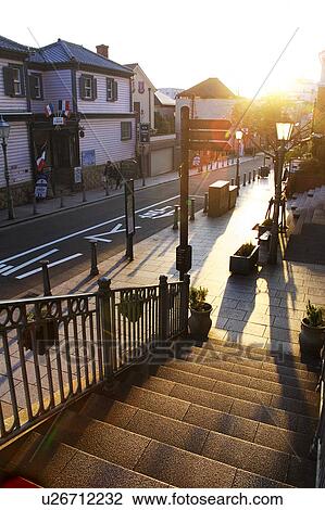 Stock Image - Kitano-dori in Kobe. Fotosearch