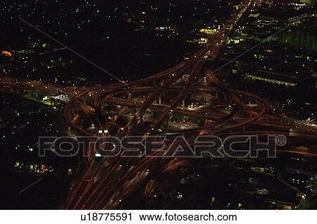 Stock Image - Kiyosu Junction, Aerial view. Fotosearch